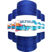 Elitse 5 Adet Polyester Makrome Ipi 370 Lacivert 100 gr