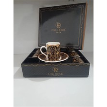 Elitse Porselen 6 Lı Lüks Kahve Fincan Takımı ROYALEKS-PAK-2206