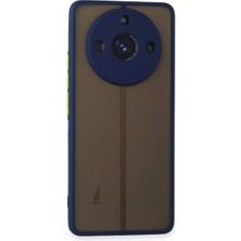 Elitse Realme 11 Pro Kılıf Montreal Silikon Kapak - Lacivert
