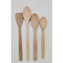 Elitse Mutfak Ahşap Kaşık Set 4lü Balsa Ks-04