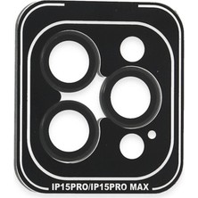 Elitse Joko Apple Iphone 15 Pro Max Pvd Metal Kamera Lens - Siyah