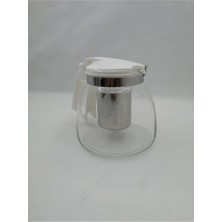 Elitse Çelik Süzgeçli Cam Demlik 900 Ml. ROYALEKS-8882
