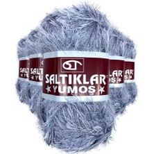Elitse 5 Adet Yumoş Sakallı El Örgü Ipi Yünü 06