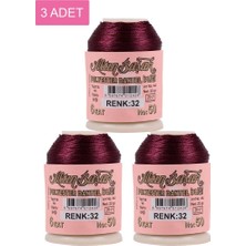 Elitse 3 Adet Altınbaşak Oya ve Dantel Ipi 20 gr - Royaleks - No: 032
