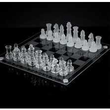 Elitse Cam Satranç Takımı 25*25CM