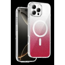 Elitse Onegif Apple Iphone 16 Pro Max Sora Simli Magsafe Kapak - Kırmızı