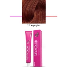 Elitse Premium 7.7 Kapuçino - Kalıcı Krem Saç Boyası 50 G Tüp