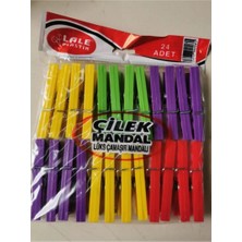Elitse 24 Plastik Çilek Mandal ROYALEKS-L003