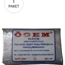 Elitse Bakkaliye Naylon Torba Üçlük 26X45 cm 1 kg 1 Paket (Takriben 135 Adet)