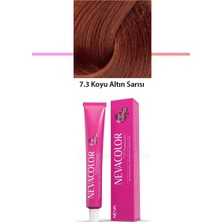 Elitse Premium 7.3 Koyu Altın Sarısı - Kalıcı Krem Saç Boyası 50 G Tüp
