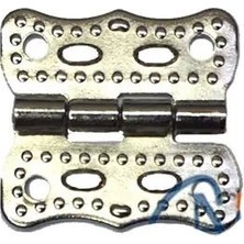 Elitse Papatya Menteşe - Küçük 20X20 Mm, Nikel, 1 Adet