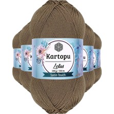 Elitse 5 Adet Lotus Bikini Büstiyer Bluz Örgü Ipi  K833 Vizon