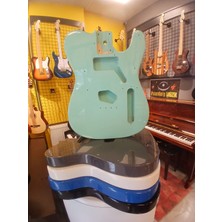 Puandorg Telecaster Elektro Gitar Gövdesi Yeşil (Montaj Delikleri Hazır)