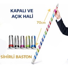 Elitse Sihirli Açılır Baston – Mendilden Bastona Ilizyon Oyunu (70 Cm)