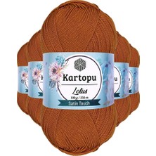 Elitse 5 Adet Lotus Bikini Büstiyer Bluz Örgü Ipi  K302 Tarçın