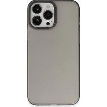 Elitse Apple Iphone 15 Pro Kılıf Modos Metal Kapak - Siyah