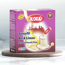 Elitse Koza Tek Içimlik Zencefil Bal Limon Aromalı Toz Içecek 40'lı