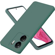 Elitse Xiaomi Redmi 13C Kılıf First Silikon - Koyu Yeşil