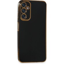 Elitse Samsung Galaxy A05S Kılıf Volet Silikon - Siyah