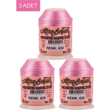 Elitse 3 Adet Altınbaşak Oya ve Dantel Ipi 20 gr - Royaleks - No: 635