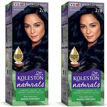Elitse Naturals Saç Boyası Böğürtlen Siyahı 2/8 2x Paket