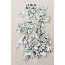 Elitse Oya Abiye Bileklik Kolye Pleksi Metalik Plastik Pul Gümüş Renk 24 Gram 390 Adet - BNC574
