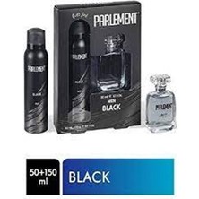 Elitse Parlement 50 ml Black Erkek Parfüm + 150 ml Deodorant Seti