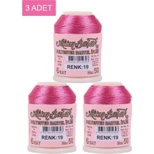 Elitse 3 Adet Altınbaşak Oya ve Dantel Ipi 20 gr - Royaleks - No: 019