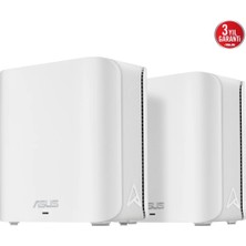 Asus Zenwıfı7 Bd4-W-2  Wıfı7 BE3600 Dual Band Mesh Router 2-Li Set Beyaz
