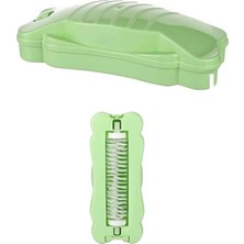 Elitse Kelebek Tasarımlı Tek Fırçalı Gırgır 17X7X4 cm Yeşil