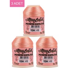 Elitse 3 Adet Altınbaşak Oya ve Dantel Ipi 20 gr - Royaleks - No: 415