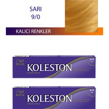 Elitse 2 Adet Single Tüp Boya Saç Boyası Sarı 9/0