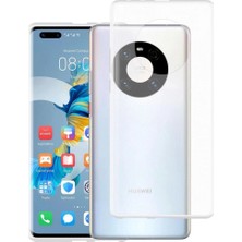 Elitse Huawei Mate 40 Pro Kılıf Lüx Şeffaf Silikon