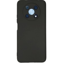 Elitse Huawei Nova Y90 Kılıf Nano Içi Kadife Silikon - Siyah