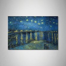 Ahsenico Rhone Üzerinde Yıldızlı Gece (1888) – Vincent Van Gogh