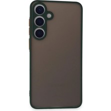 Elitse Samsung Galaxy S24 Kılıf Montreal Silikon Kapak - Yeşil