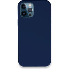 Elitse Apple Iphone 12 Pro Kılıf Lansman Legant Silikon - Lacivert