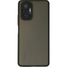Elitse Xiaomi Redmi Note 10 Pro Kılıf Montreal Silikon Kapak - Siyah