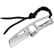 Elitse Gear Hit Cutter TX01 Outdoor Kamp Bıçağı Metal 19 cm - Ipli Sap, Kılıflı