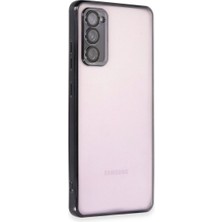 Elitse Samsung Galaxy S20 Fe Kılıf Razer Lensli Silikon - Siyah