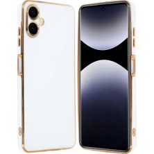 Elitse Samsung Galaxy A06 Kılıf Volet Silikon - Beyaz