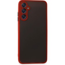 Elitse Samsung Galaxy A05S Kılıf Montreal Silikon Kapak - Kırmızı
