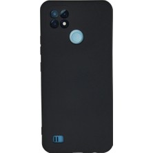 Elitse Realme C21 Kılıf Nano Içi Kadife Silikon - Lacivert