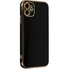Elitse Apple Iphone 12 Kılıf Volet Silikon - Siyah