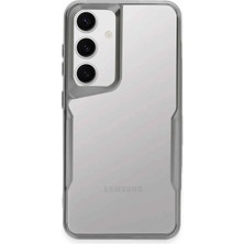 Elitse Samsung Galaxy S24 Kılıf Boyi Silikon Kapak - Gümüş