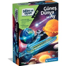 Clementoni 64738 Bilim ve Oyun - Dünya, Güneş, Ay