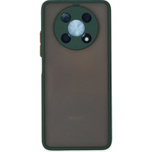 Elitse Huawei Nova Y90 Kılıf Montreal Silikon Kapak - Yeşil