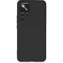 Elitse Xiaomi Mi 12T Pro Kılıf Nano Içi Kadife Silikon - Siyah