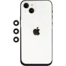 Elitse Apple Iphone 14 Shine Kamera Lens - Gümüş