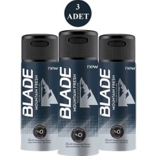 Elitse 3 Adet Mountain Fresh Erkek Deodorant 150ML Leke Bırakmaz